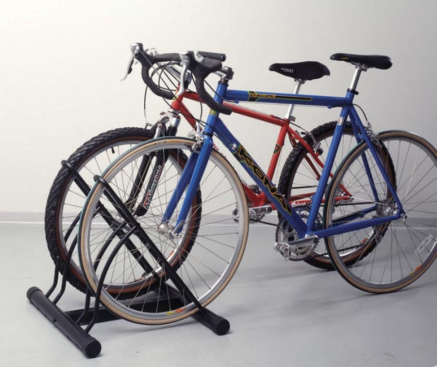 Floor bicycle stand