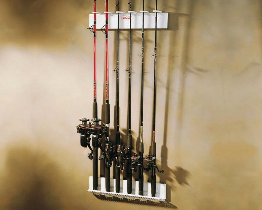 Fishing rod rack